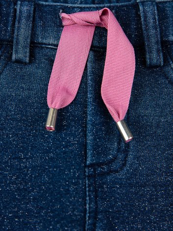 Синие джеггинсы для девочки PlayToday Baby 32023017, вид 4