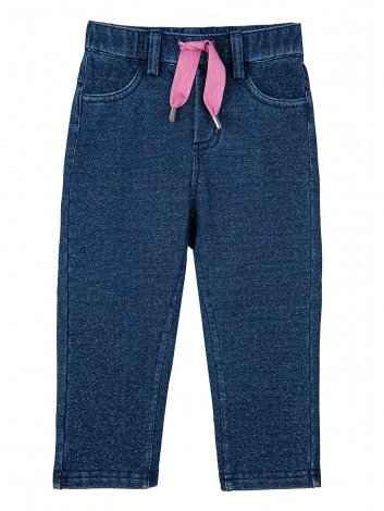 Синие джеггинсы для девочки PlayToday Baby 32023017, вид 1