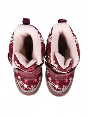 Бордовые ботинки для девочек для девочки PlayToday Baby 32023094, вид 2