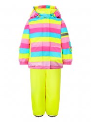 Зеленый комплект: куртка, полукомбинезон для девочки PlayToday Baby 32023200