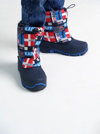 Темно-синие сапоги (сноубутсы) для мальчика PlayToday Tween 32111078, вид 2