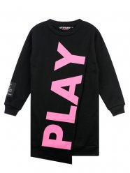 Черное платье для девочки PlayToday Tween 32121060