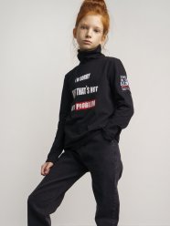 Черная водолазка для девочки PlayToday Tween 32121235