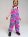 Разноцветный комплект: куртка, полукомбинезон для девочки PlayToday 32122603, вид 2 превью