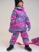 Разноцветный комплект: куртка, полукомбинезон для девочки PlayToday 32122603, вид 5 превью
