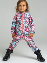 Разноцветный комбинезон для девочки PlayToday Baby 32123007