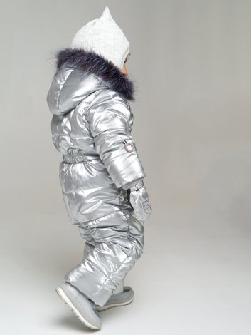 Серебристый комбинезон для девочки PlayToday Baby 32123039, вид 5
