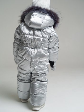 Серебристый комбинезон для девочки PlayToday Baby 32123039, вид 6