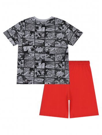 Красный комплект: футболка, шорты для мальчика PlayToday 32132434, вид 6