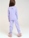 Синий комплект: лонгслив, брюки для девочки PlayToday 32142706, вид 5 превью