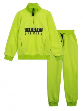 Светло-зеленый комплект: толстовка, брюки для девочки PlayToday Tween 32220214, вид 6
