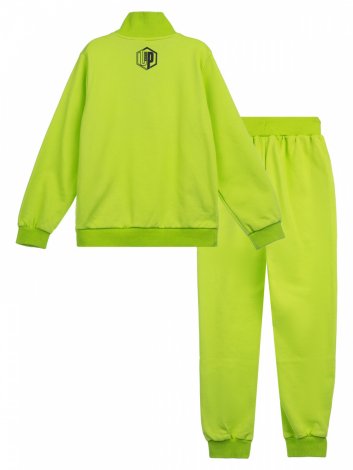 Светло-зеленый комплект: толстовка, брюки для девочки PlayToday Tween 32220214, вид 7