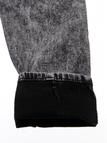 Темно-серые брюки джинсовые утепленные с начесом для девочки PlayToday Tween 32221417, вид 8