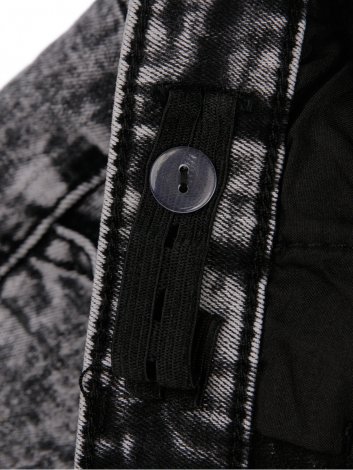 Темно-серые брюки джинсовые утепленные с начесом для девочки PlayToday Tween 32221417, вид 9