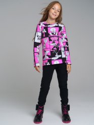 Черные легинсы для девочки PlayToday Tween 32221615