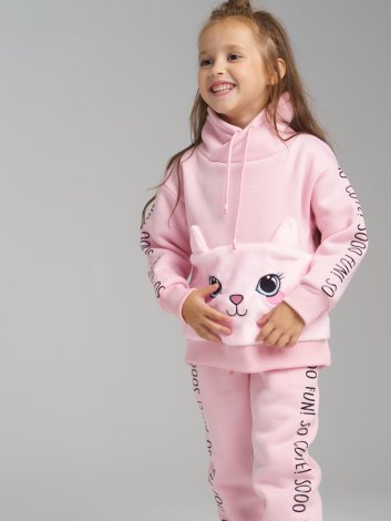 Светло-розовая толстовка для девочки PlayToday 32222953, вид 2