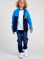 Голубая толстовка флисовая для мальчика PlayToday Tween 32311115