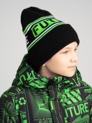 Черная шапка для мальчика PlayToday Tween 32311342