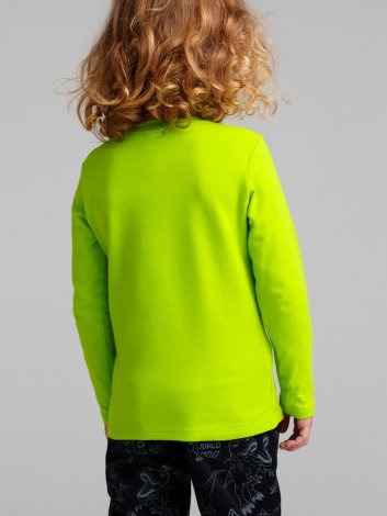 Светло-зеленая футболка с длинными рукавами для мальчика PlayToday 32312105, вид 3