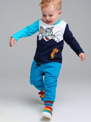 Синие брюки для мальчика PlayToday Baby 32319016