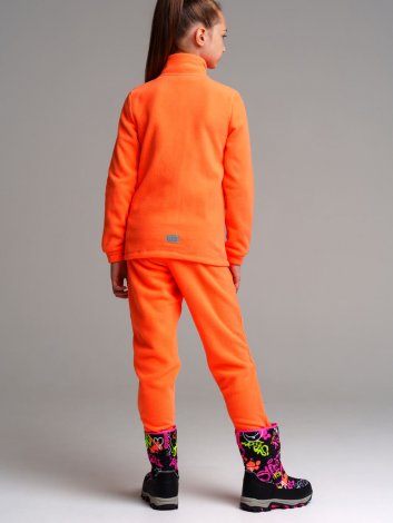 Оранжевый комплект: толстовка, брюки для девочки PlayToday Tween 32321134, вид 4
