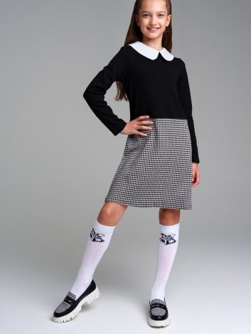 Черное платье для девочки PlayToday Tween 32321164, вид 2