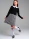 Черное платье для девочки PlayToday Tween 32321164, вид 4 превью