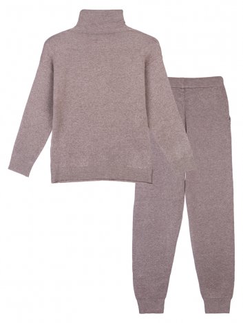 Серый меланж комплект: джемпер, брюки для девочки PlayToday Tween 32321293, вид 8