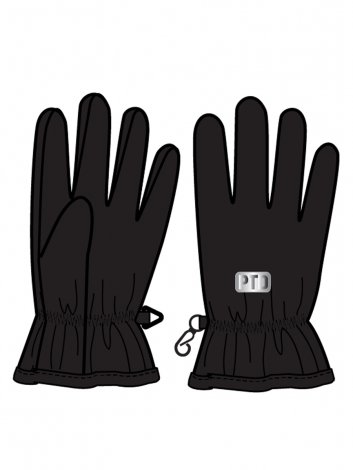 Черные перчатки для девочки PlayToday Tween 32321308, вид 4