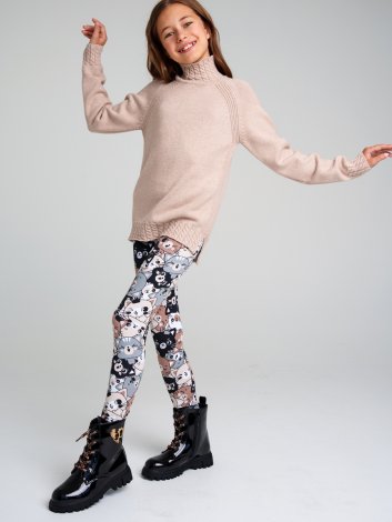 Светло-серый свитер для девочки PlayToday Tween 32321490, вид 3