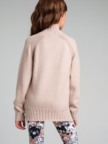 Светло-серый свитер для девочки PlayToday Tween 32321490, вид 4