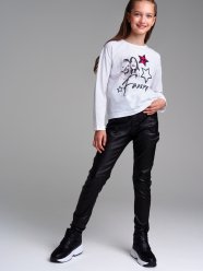 Черные брюки для девочки PlayToday Tween 32321580