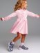 Светло-розовое платье для девочки PlayToday 32322157, вид 4 превью