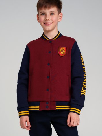 Темно-красная толстовка для мальчика PlayToday Tween 32331001, вид 2