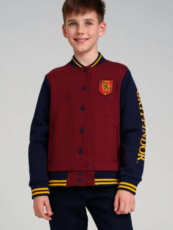 Темно-красная толстовка для мальчика PlayToday Tween 32331001, вид 12