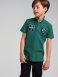 Зеленая сорочка с воротником поло для мальчика PlayToday Tween 32331005, вид 2 превью