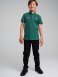 Зеленая сорочка с воротником поло для мальчика PlayToday Tween 32331005, вид 4 превью