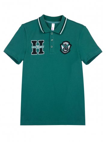 Зеленая сорочка с воротником поло для мальчика PlayToday Tween 32331005, вид 9