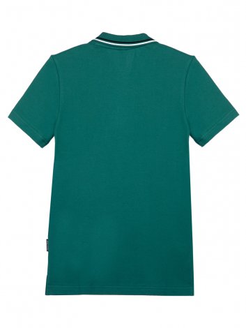 Зеленая сорочка с воротником поло для мальчика PlayToday Tween 32331005, вид 10