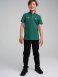 Зеленая сорочка с воротником поло для мальчика PlayToday Tween 32331005, вид 13 превью