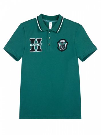 Зеленая сорочка с воротником поло для мальчика PlayToday Tween 32331005, вид 17