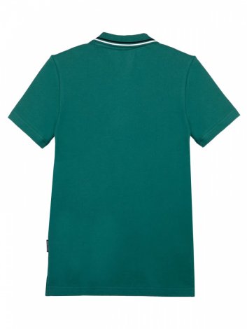 Зеленая сорочка с воротником поло для мальчика PlayToday Tween 32331005, вид 18