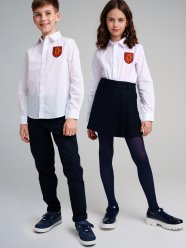 Белая сорочка (regular fit) для мальчика PlayToday Tween 32331014