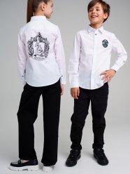 Белая сорочка (regular fit) для мальчика PlayToday Tween 32331015