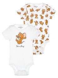 Белые боди, 2 шт в комплекте для мальчика PlayToday Baby 32339023
