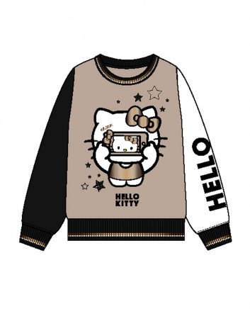 Черная толстовка для девочки PlayToday Tween 32341027, вид 6