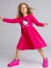 Розовое платье для девочки PlayToday 32342104, вид 4 превью