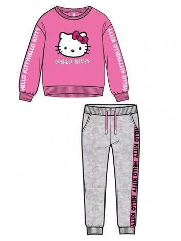Розовый комплект: толстовка, брюки для девочки PlayToday 32342108, вид 8