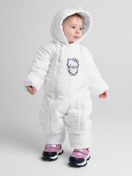 Белый комбинезон для девочки PlayToday Baby 32349001
