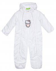 Белый комбинезон для девочки PlayToday Baby 32349001